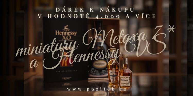 Dárek miniatura k nákupu brandy nad 4.000 Kč